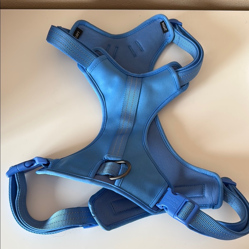 Boots & Barkley Blue Reflective Harness XL